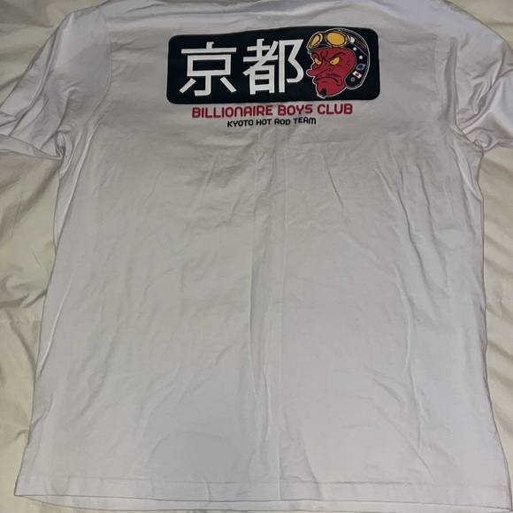 The Billionaire Boys Club BB Hot Rod LS Tee in White - Picture 4 of 9